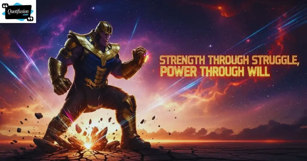 Motivational Thanos Sayings for Strength