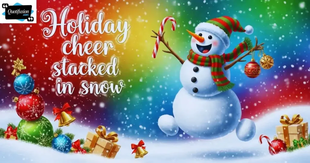 Playful Snowman Sayings for Holiday Posts