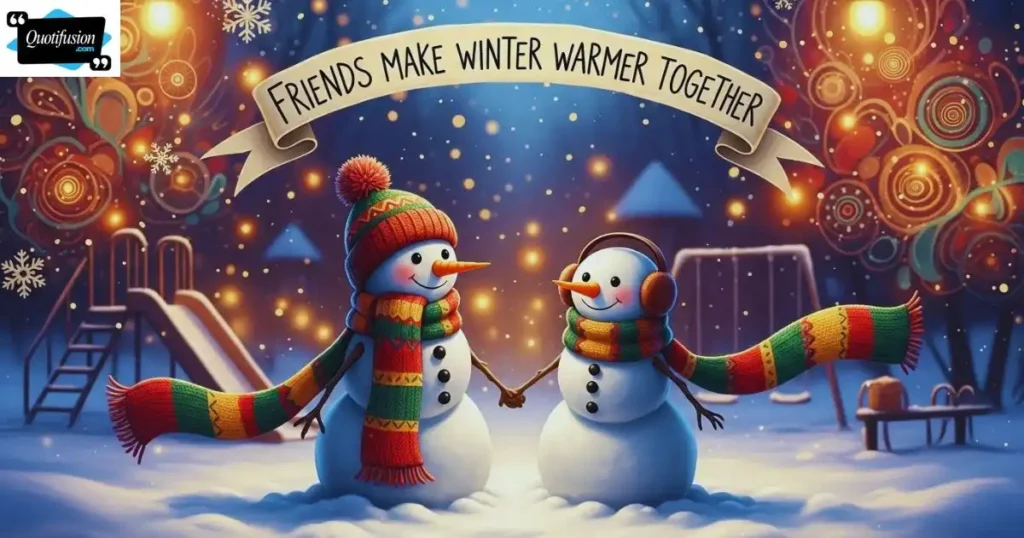 Positive Snowman Quotes About Friendship