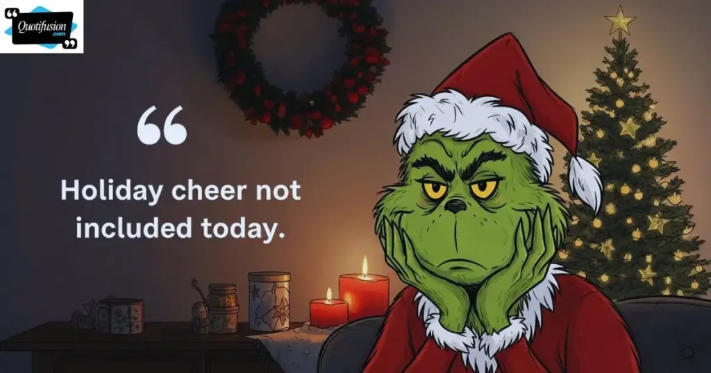 Relatable Grinch Sayings