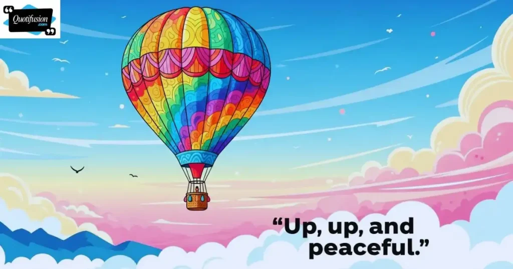 Short Hot Air Balloon Quotes for Instagram Captions