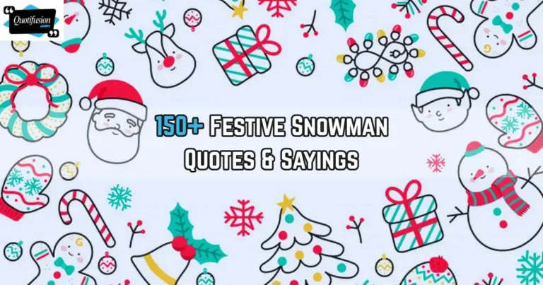 Snowman Quotes