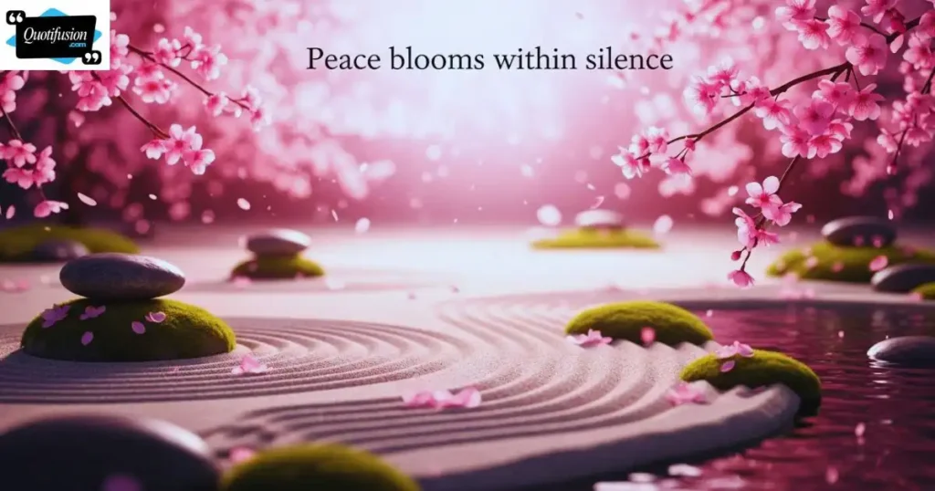 Spiritual Sakura Quotes About Peace