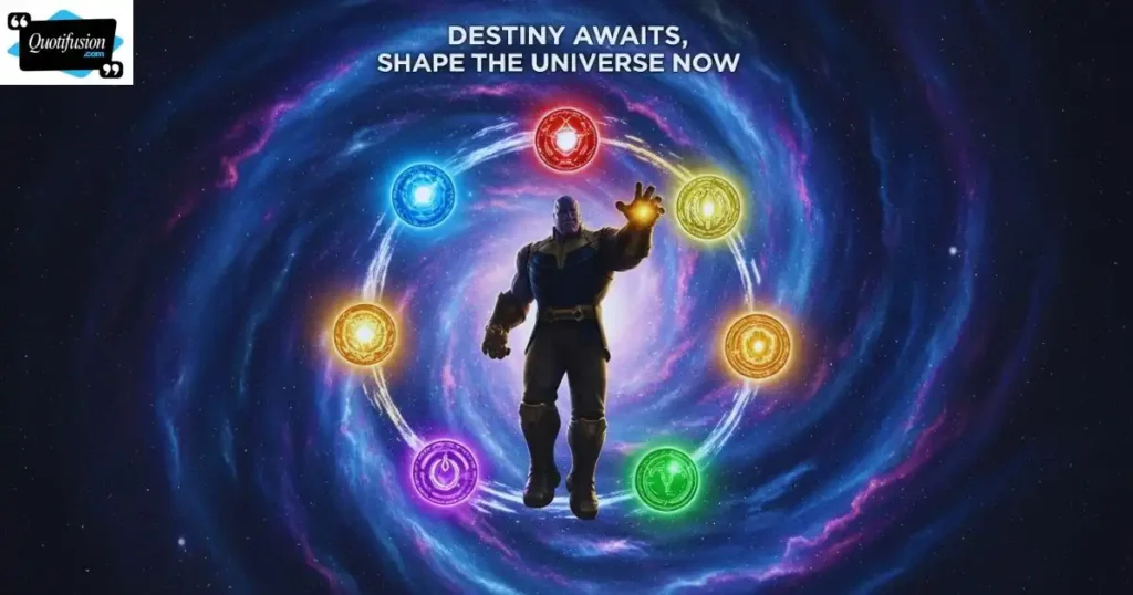 Thanos Sayings About Destiny, Universe, and Infinity Stones