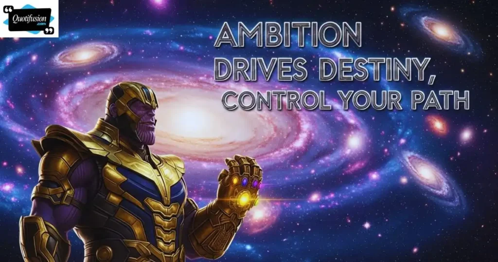 Thanos Sayings About Power, Control, and Ambition