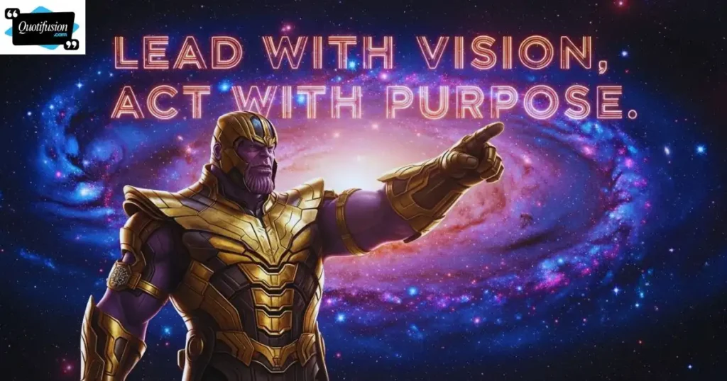 Top Sayings From Thanos About Leadership and Strategy