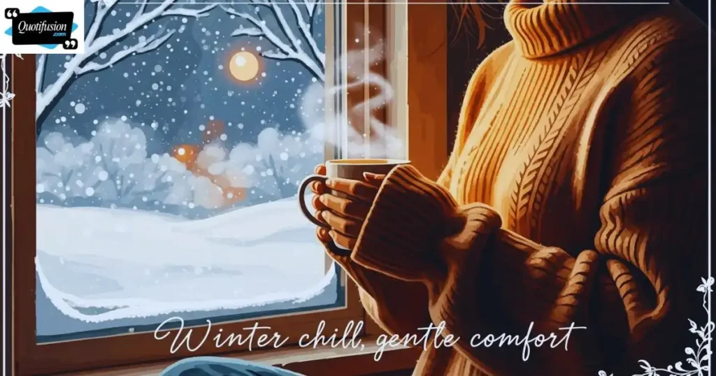 Winter Chill Quotes with Comforting Vibes