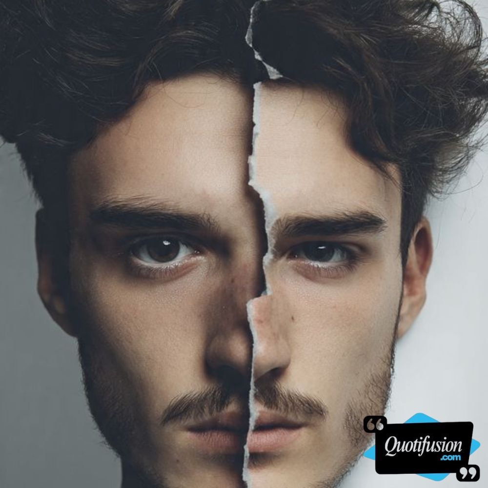 silent hidden face quotes